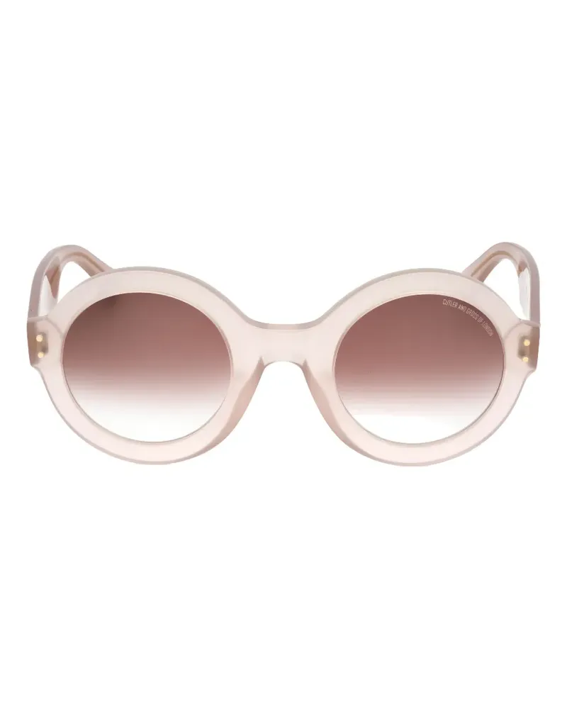 Cutler and Gross round-frame sunglasses - Rosa Rosa