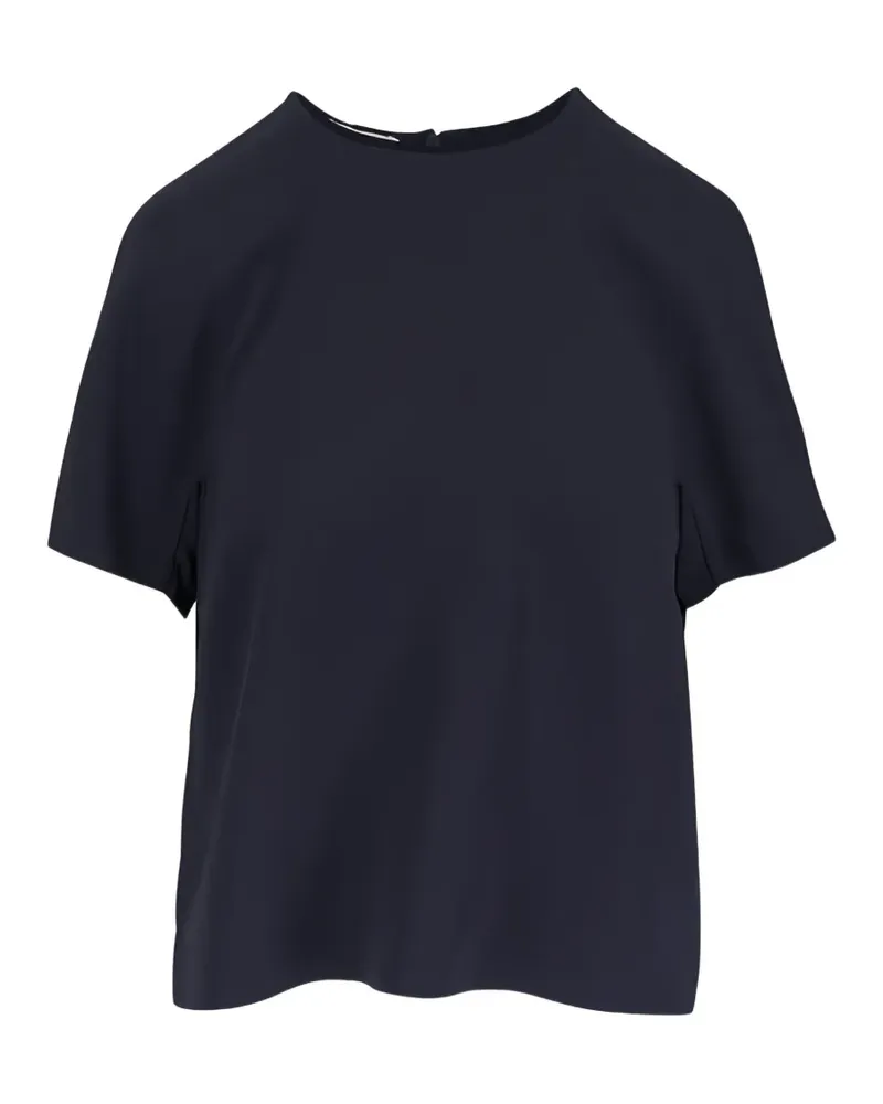 Lafayette148 Kurzärmelige Bluse - Blau Blau
