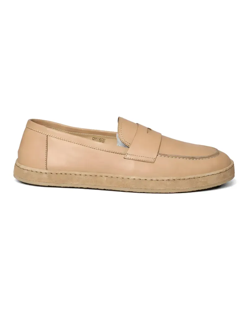 Brunello Cucinelli penny loafers - Nude Nude
