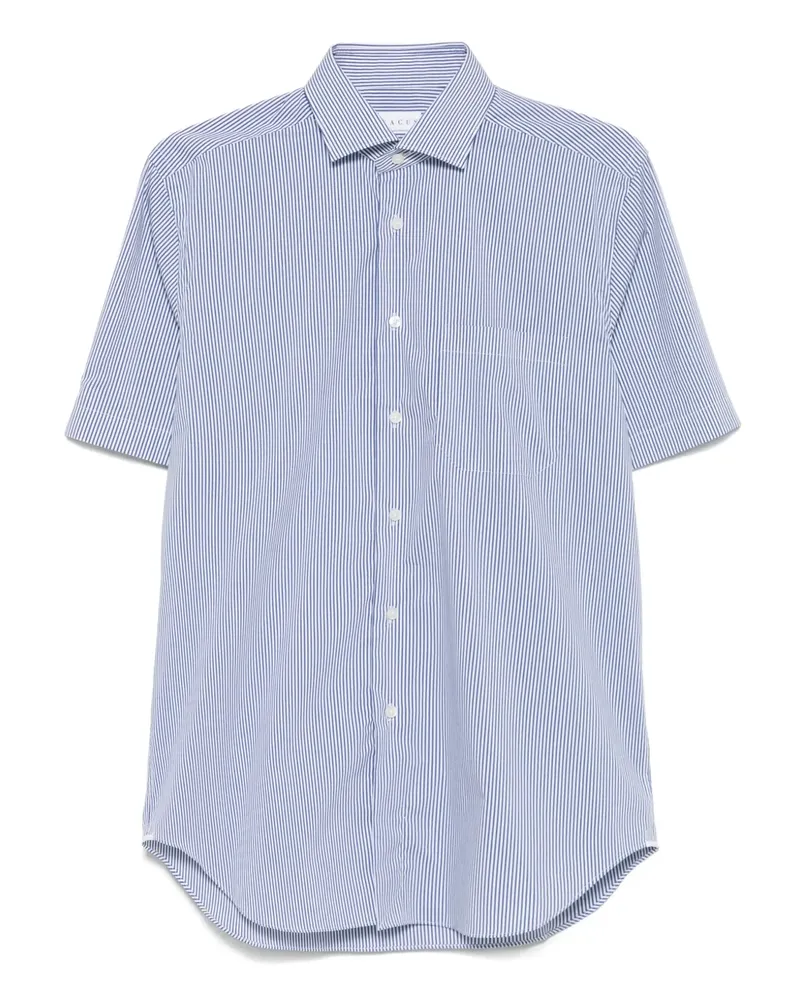 XACUS Gestreiftes Hemd - Blau Blau