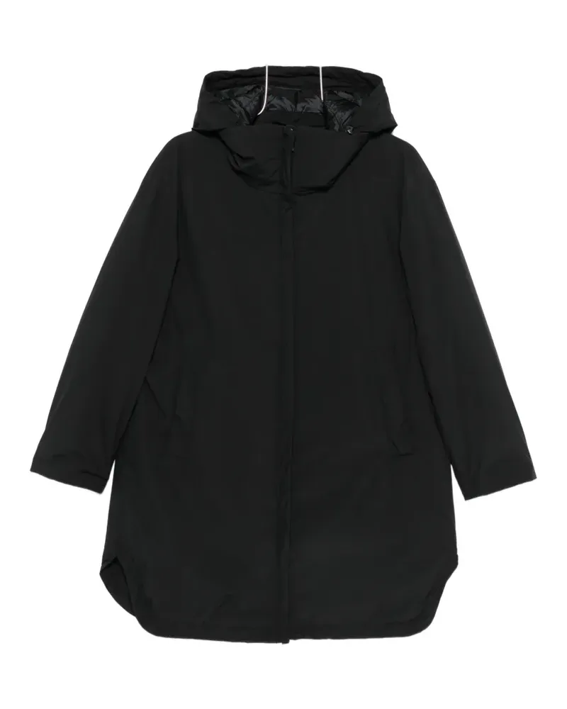 Herno hooded zip-up jacket - Schwarz Schwarz