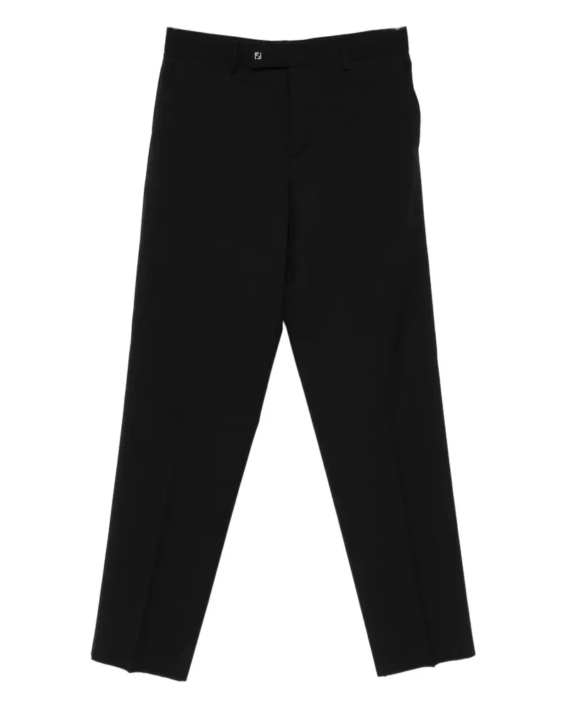 Fendi Klassische Hose - Schwarz Schwarz