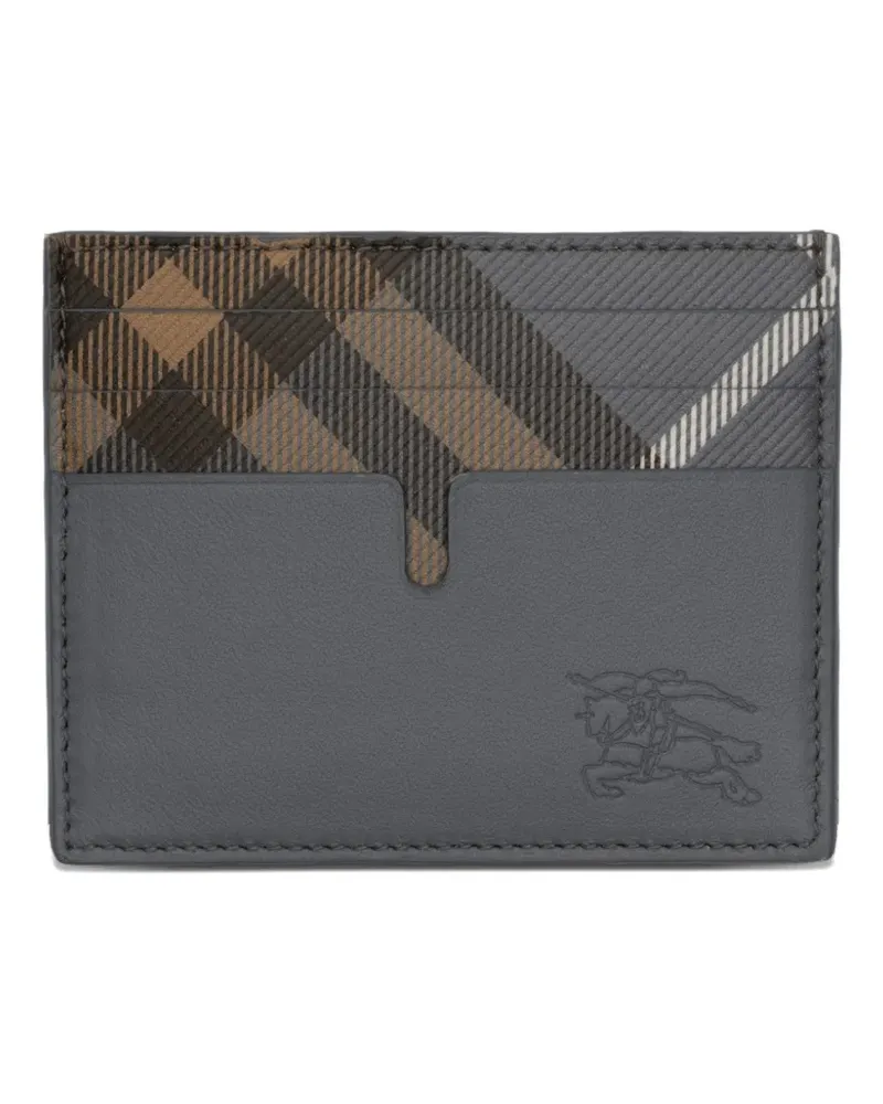 Burberry tall pop Check card case​ - Blau Blau