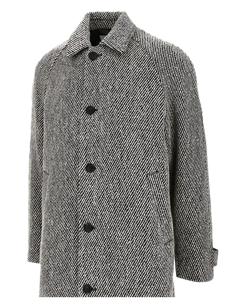 LES DEUX Einreihiger Michael Mantel - Grau Grau