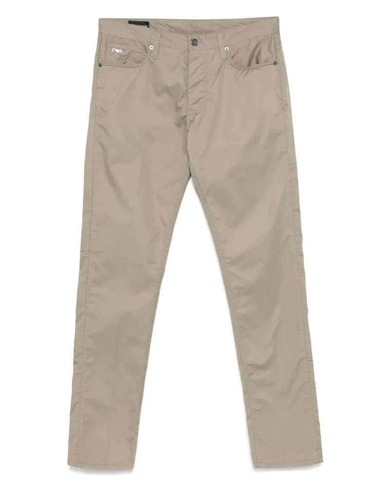 Emporio Armani Hose mit schmalem Schnitt - Braun Braun