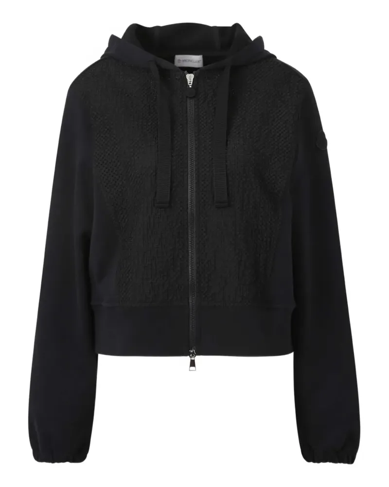 Moncler Klassischer Hoodie - Schwarz Schwarz
