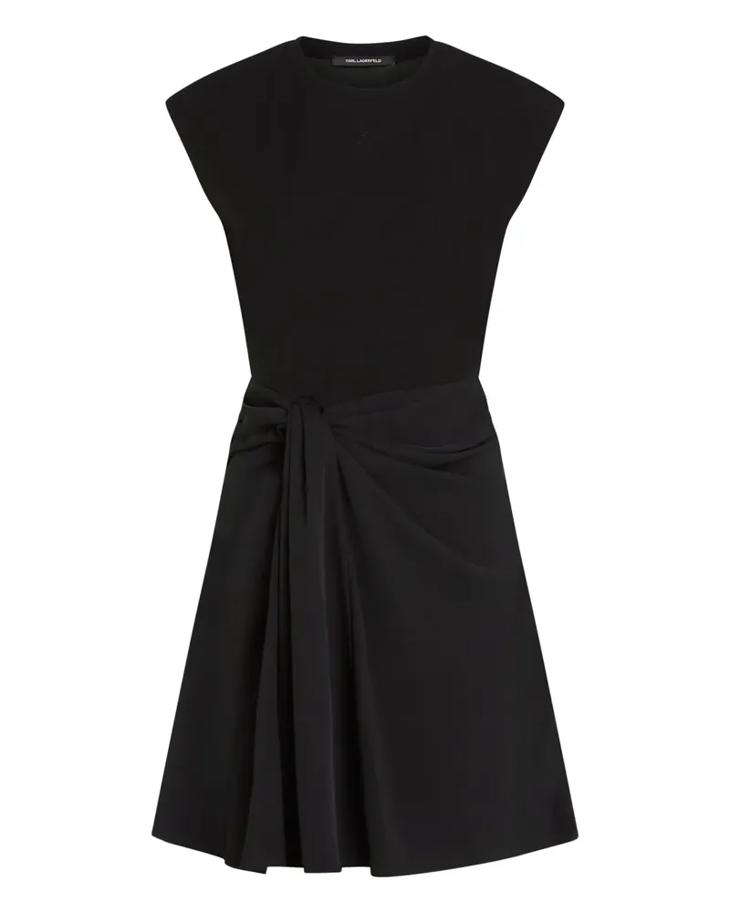 Karl Lagerfeld Kleid mit Einsätzen - Schwarz Schwarz