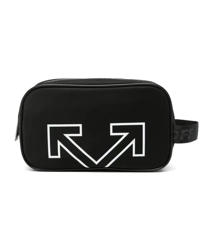 OFF-WHITE Arrows Clutch mit Logo - Schwarz Schwarz