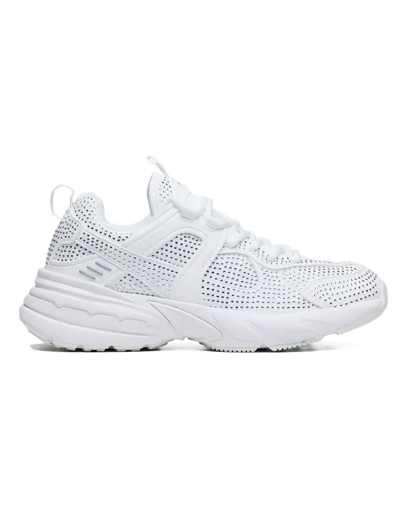 Hide & Jack Sneakers mit Kristallen - Weiß Weiß