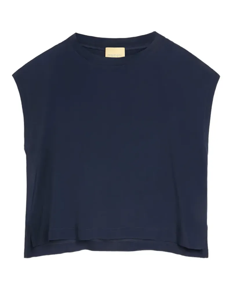 Momoni Curacao Oberteil mit rundem Ausschnitt - Blau Blau