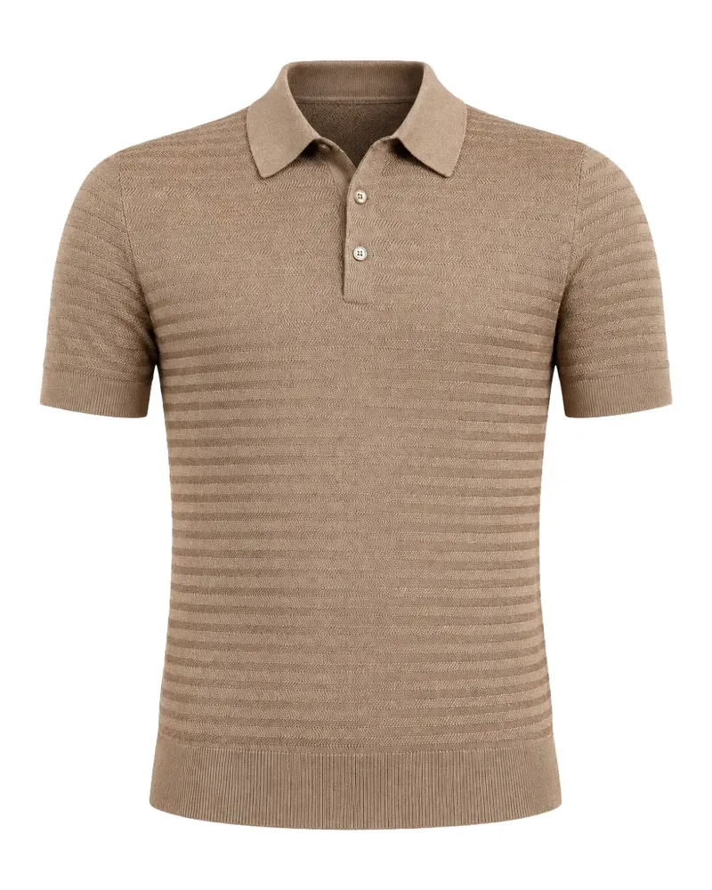 Dolce & Gabbana Poloshirt mit kurzen Ärmeln - Braun Braun