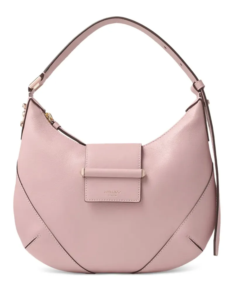 Jimmy Choo small Bar logo shoulder bag - Rosa Rosa