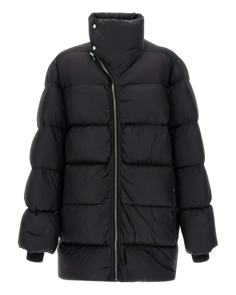 Rick Owens Gesteppter Turtle Daunenmantel - Schwarz Schwarz