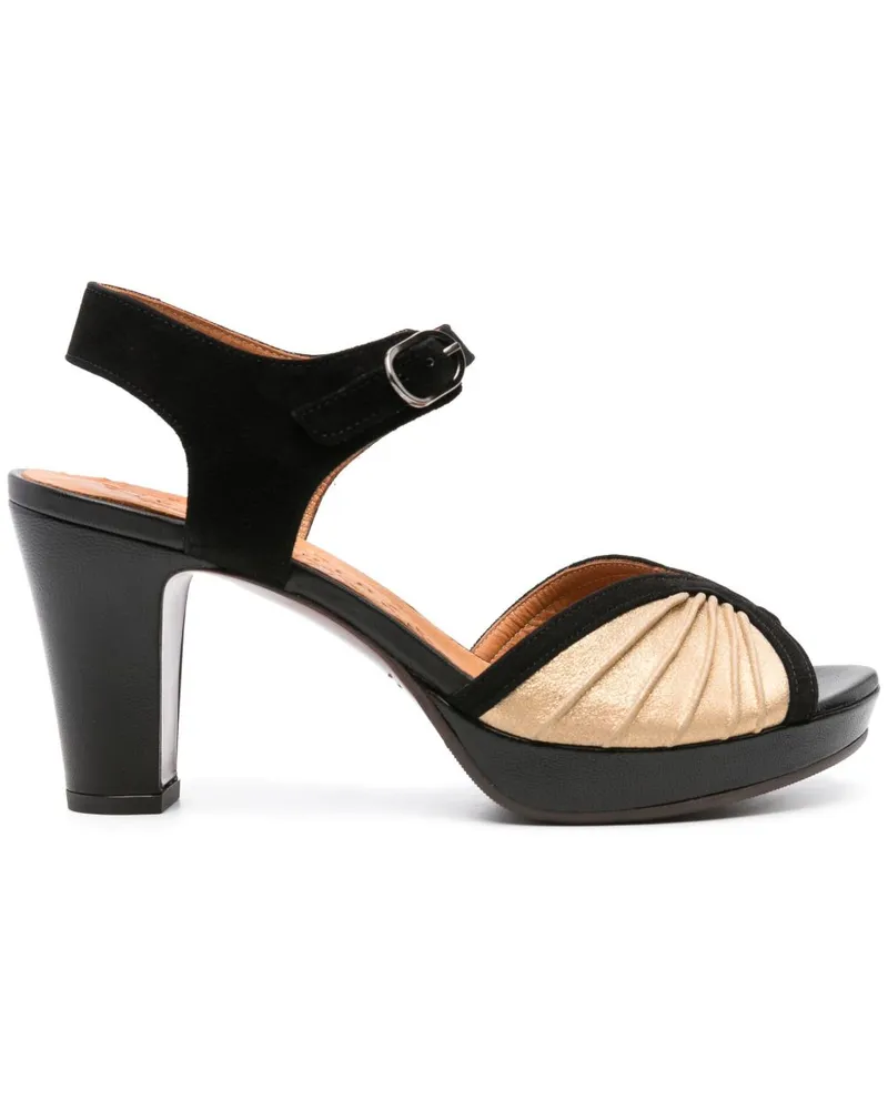 Chie Mihara Eria Sandalen aus Wildleder 90mm - Schwarz Schwarz