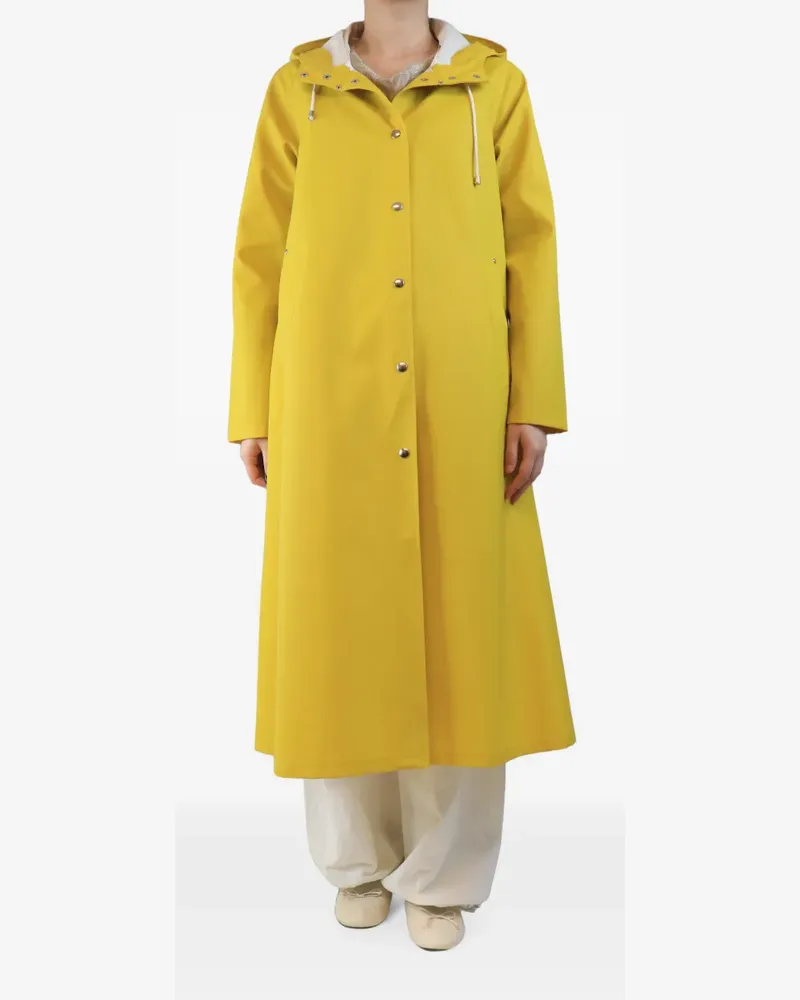 Stutterheim hooded raincoat - Gelb Gelb