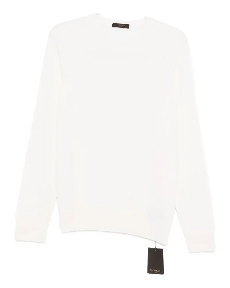 Slowear Pullover mit Rundhalsausschnitt - Nude Nude