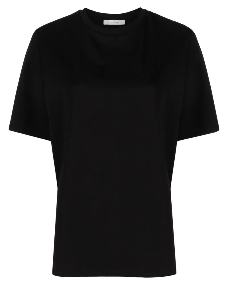 The Row Chiara T-Shirt im Oversized-Look - Schwarz Schwarz