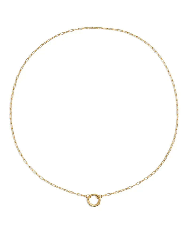 Monica Vinader Halskette mit ovalen Gliedern - Gold Gold