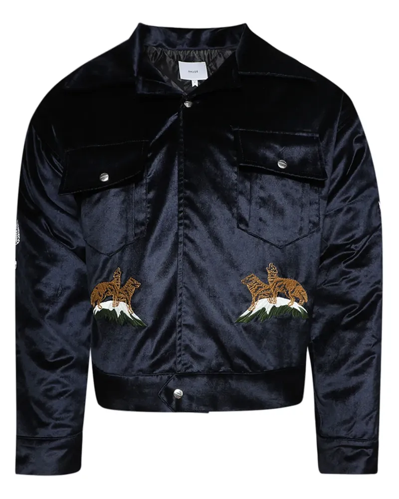 RHUDE Woodland Hills Jacke - Blau Blau
