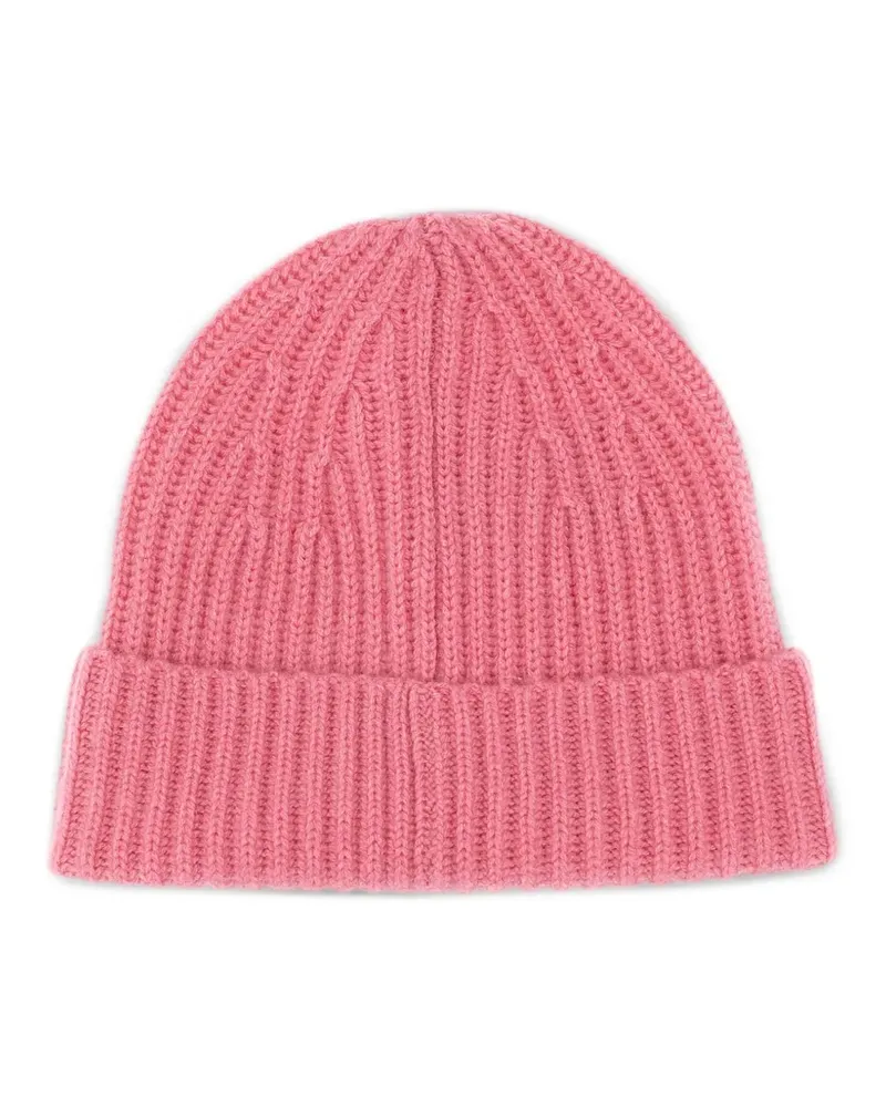 Lisa Yang Gerippte Kaschmirmütze - Rosa Rosa