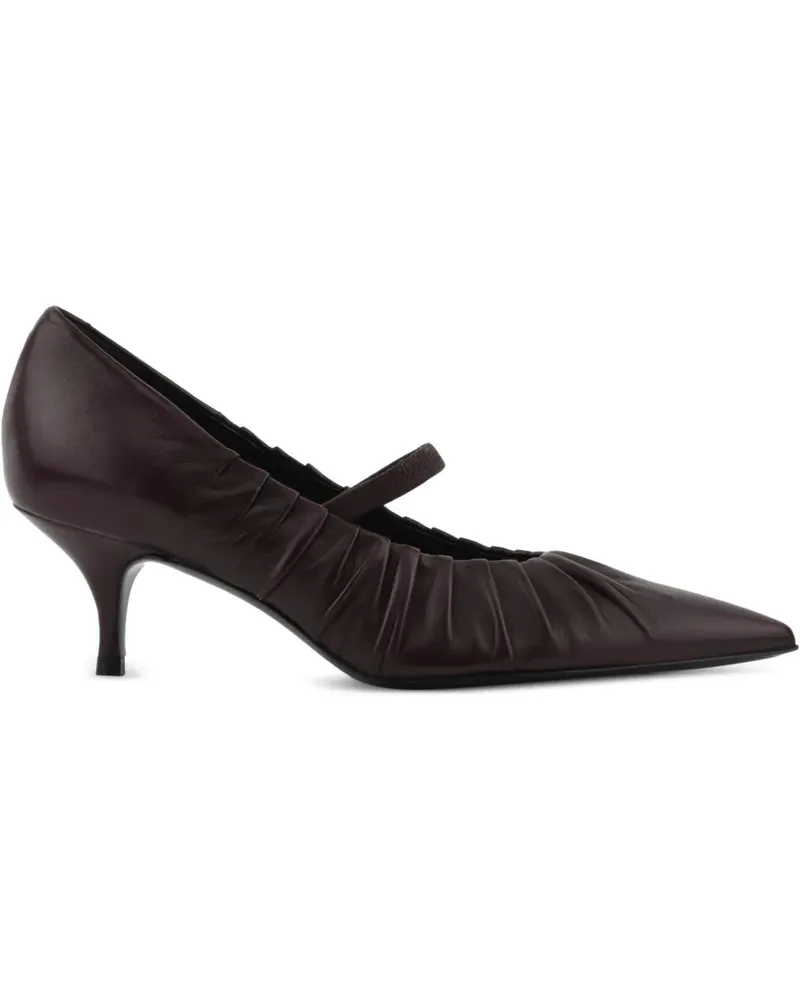 Paul Warmer Vendome Pumps mit Falten 60mm - Rot Rot