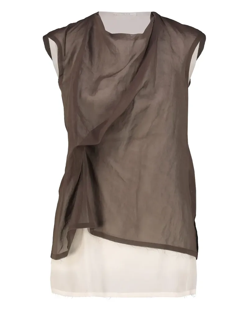 The Row Inawa Top im Layering-Look - Braun Braun