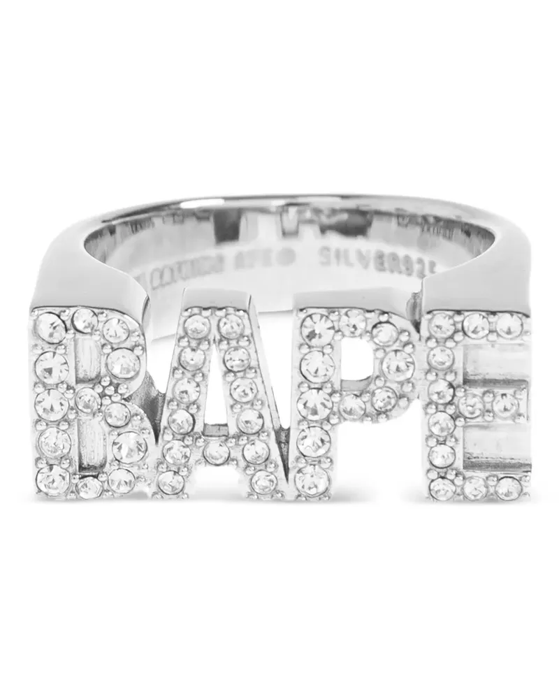 BAPE Verzierter Ring - Silber Silber