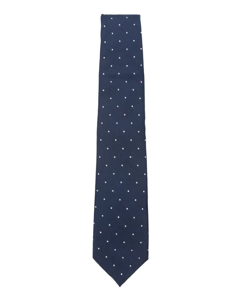 Corneliani polka-dot tie - Blau Blau
