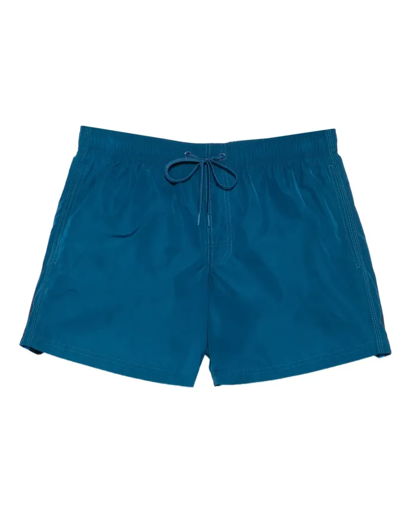 Sundek logo-patch swim shorts - Blau Blau