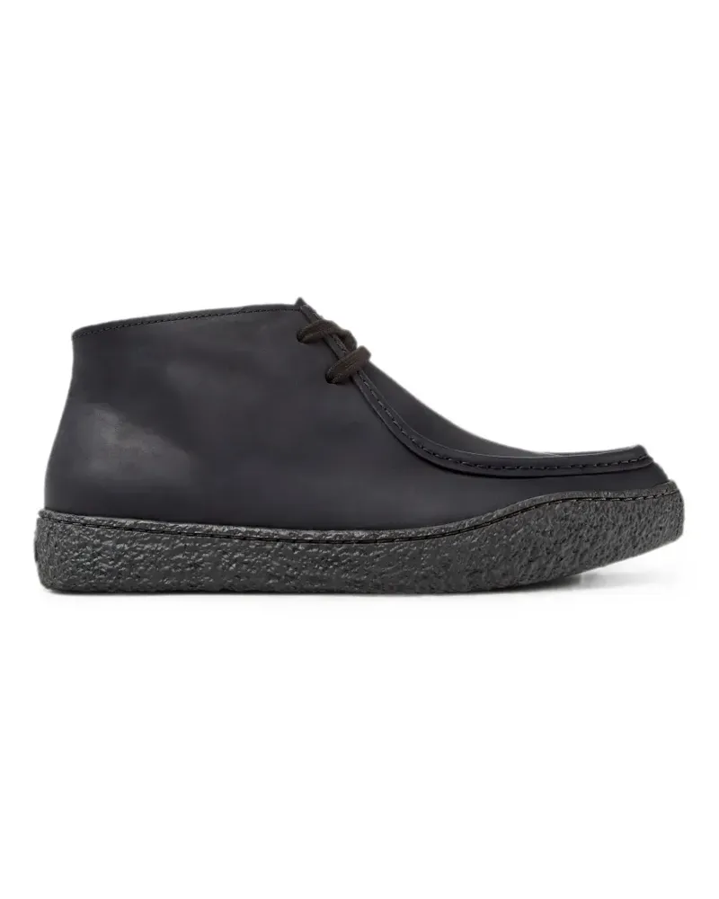 Camper Peu Terreno Stiefeletten aus Nubukleder - Schwarz Schwarz