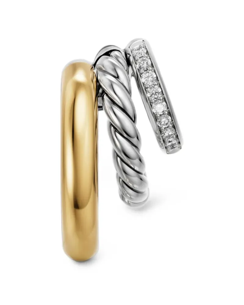 David Yurman DY Mercer® Ohrringe mit Diamanten - Gold Gold