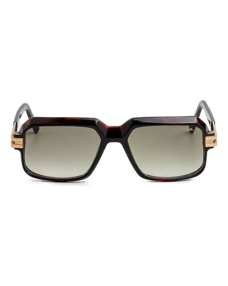 CAZAL Eckige Sonnenbrille in Schildpattoptik - Braun Braun