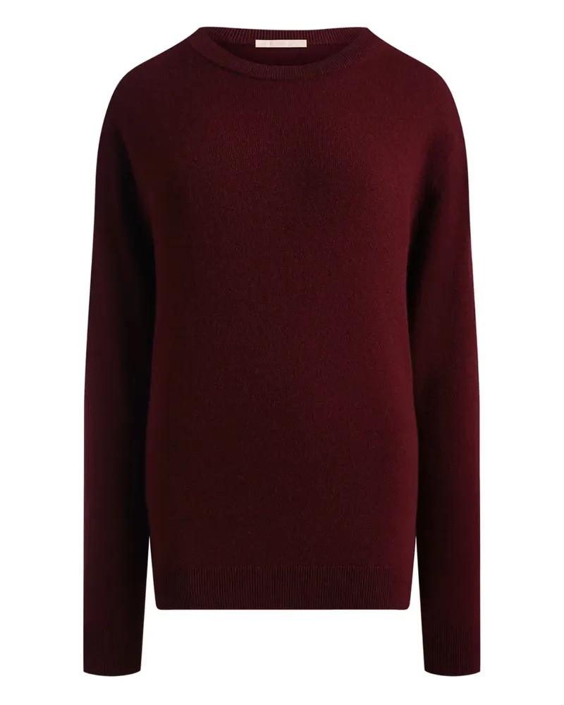 12 STOREEZ Aura Pullover aus Kaschmir - Rot Rot
