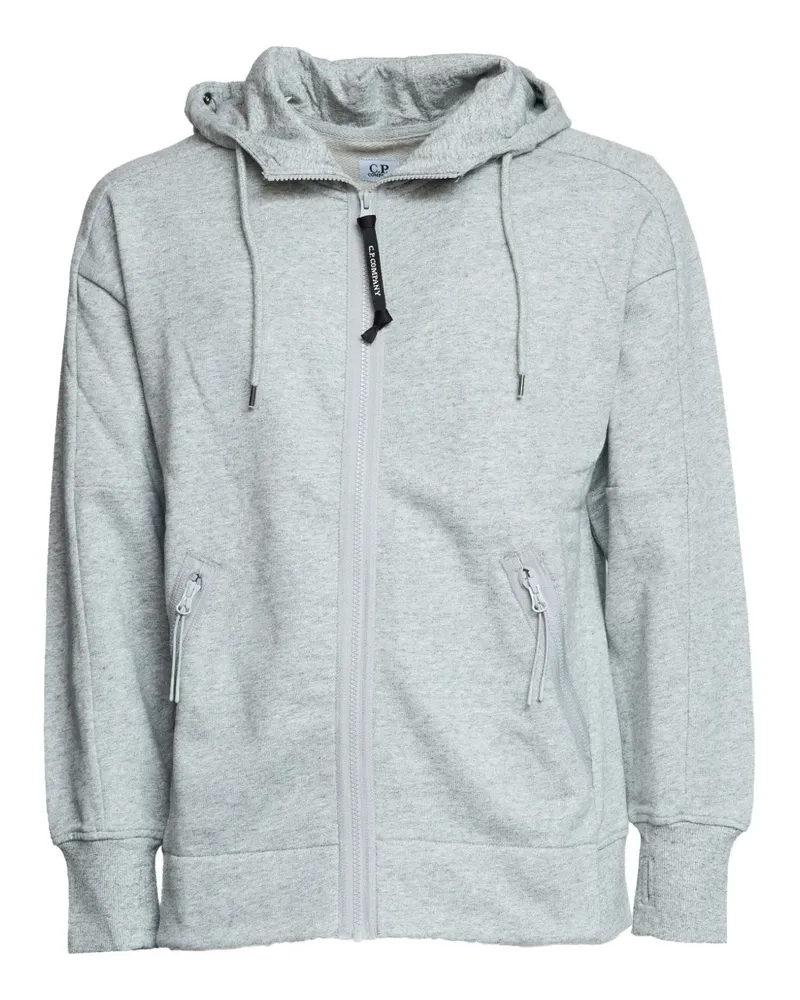 C.P. Company Sweatshirt mit Goggle-Detail - Grau Grau