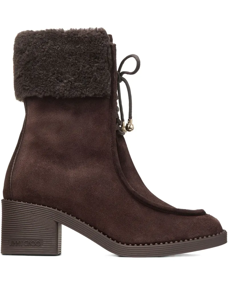 Jimmy Choo Hali Stiefel 60mm - Braun Braun