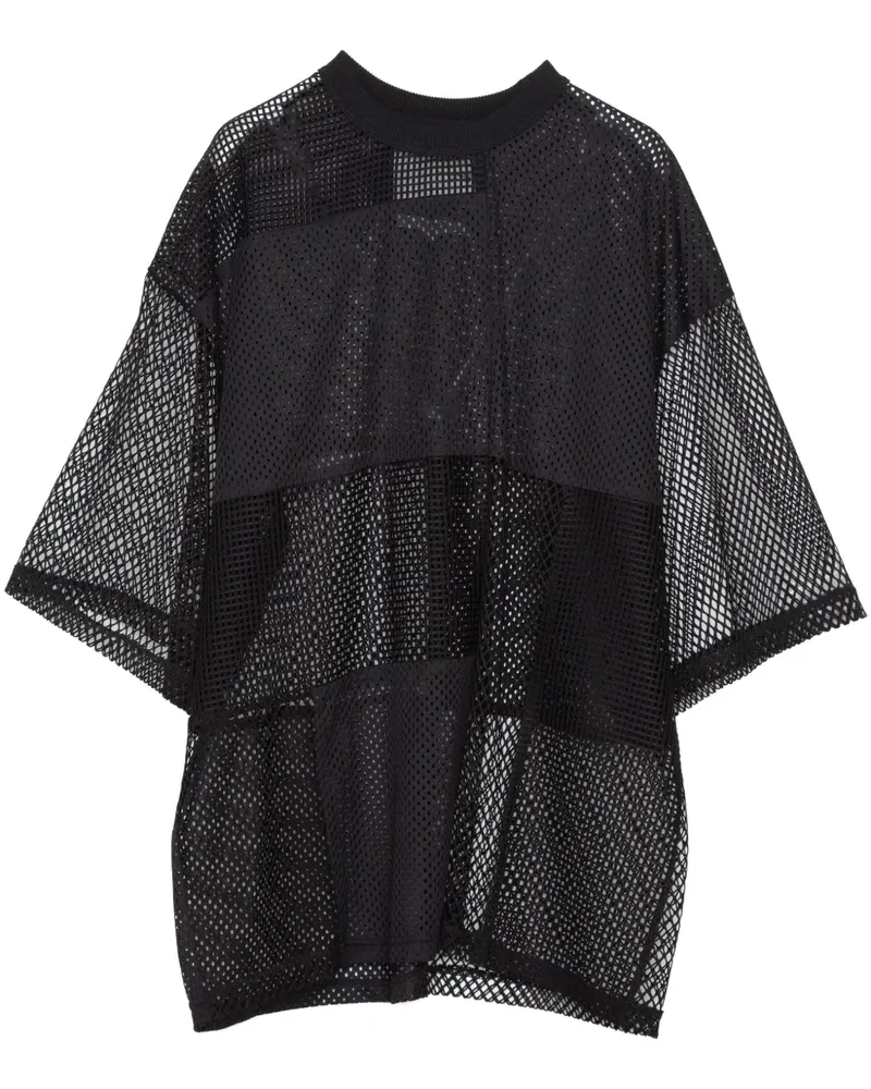 Yoshio Kubo Various Lace T-Shirt - Schwarz Schwarz