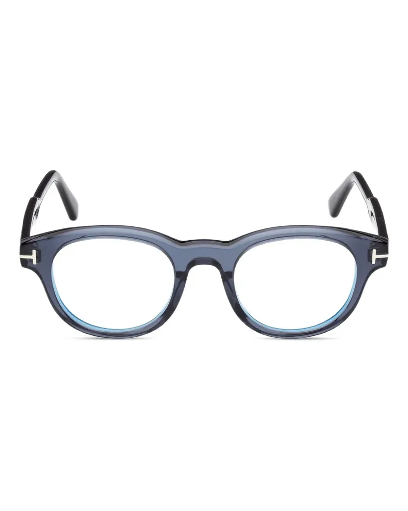Tom Ford Brille mit rundem Gestell - Blau Blau