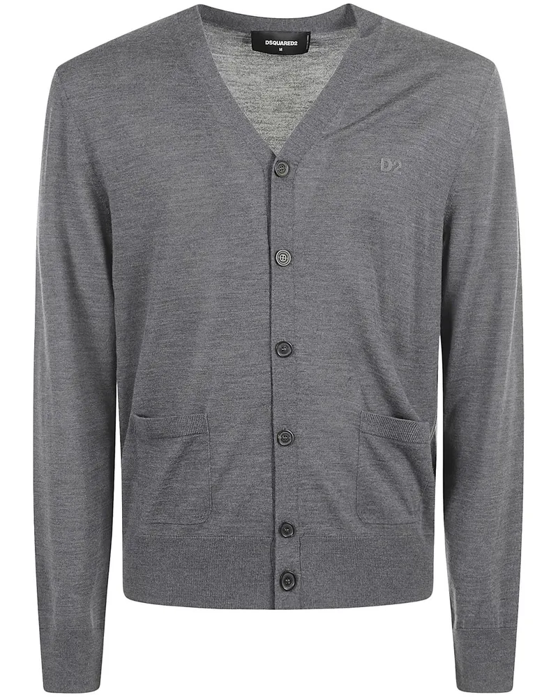Dsquared2 Klassischer Cardigan - Grau Grau