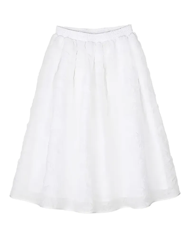 Cecilie Bahnsen Mala Midirock - Weiß Weiß