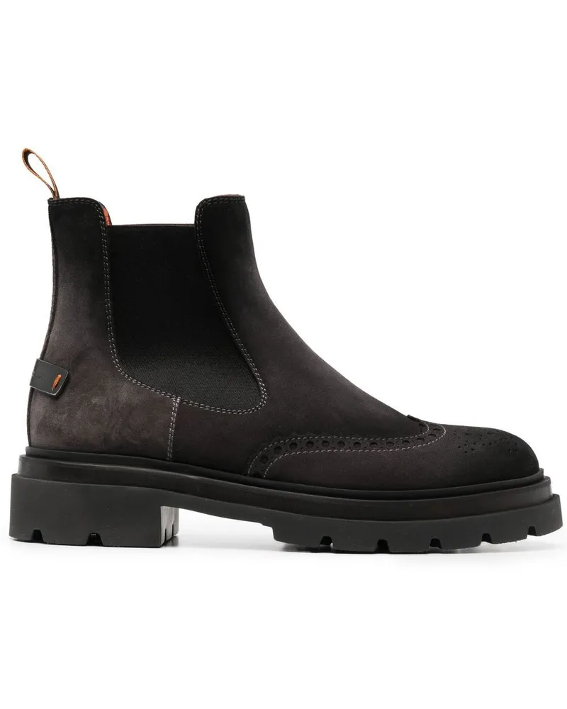 Santoni Klassische Chelsea-Boots - Grau Grau