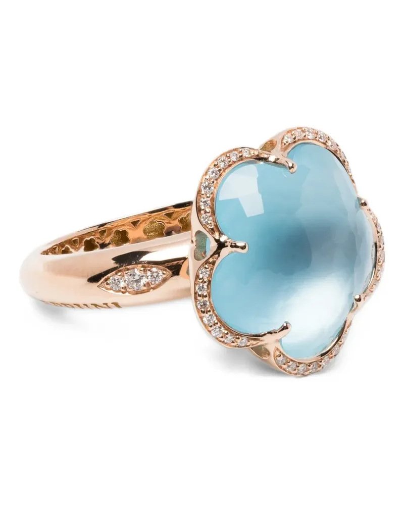 Pasquale Bruni Bon Ton blue topaz and diamond ring - Rosa Rosa