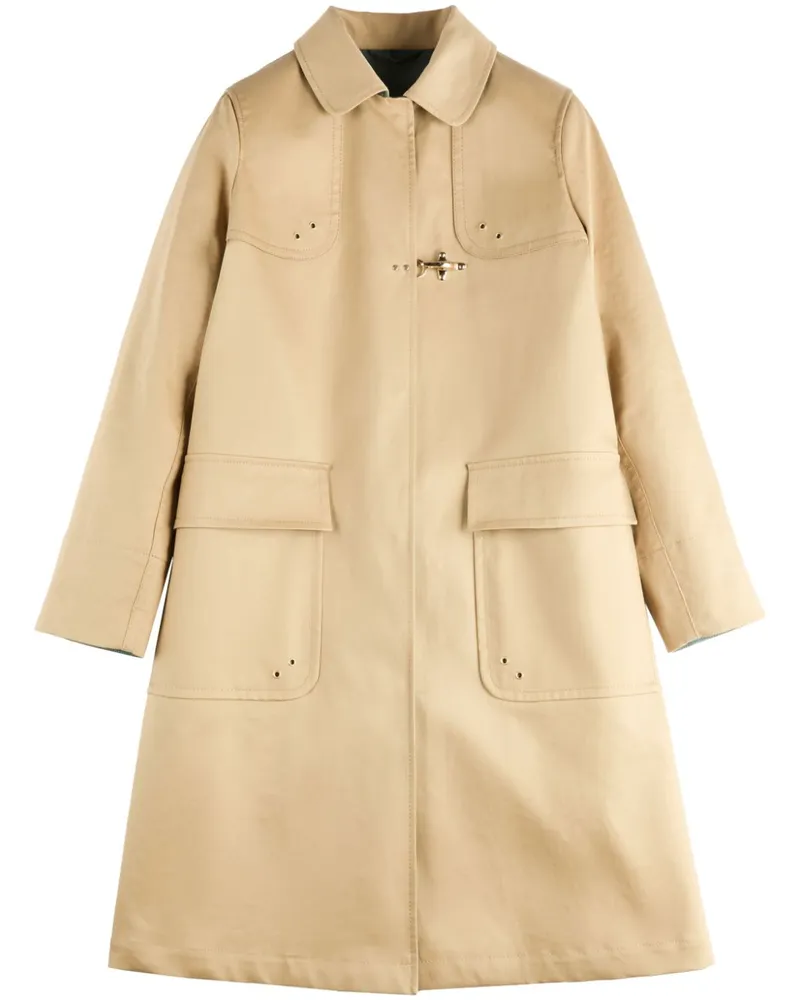 Fay Trenchcoat aus Baumwolle - Nude Nude