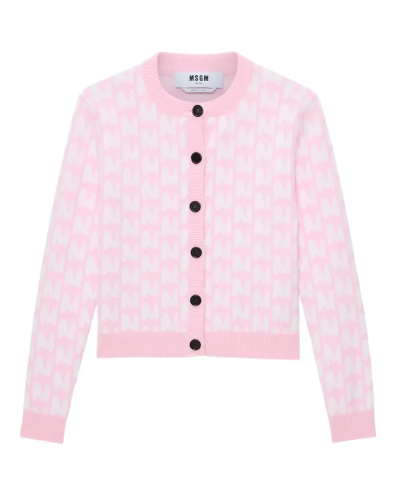 MSGM button pattern cardigan - Rosa Rosa