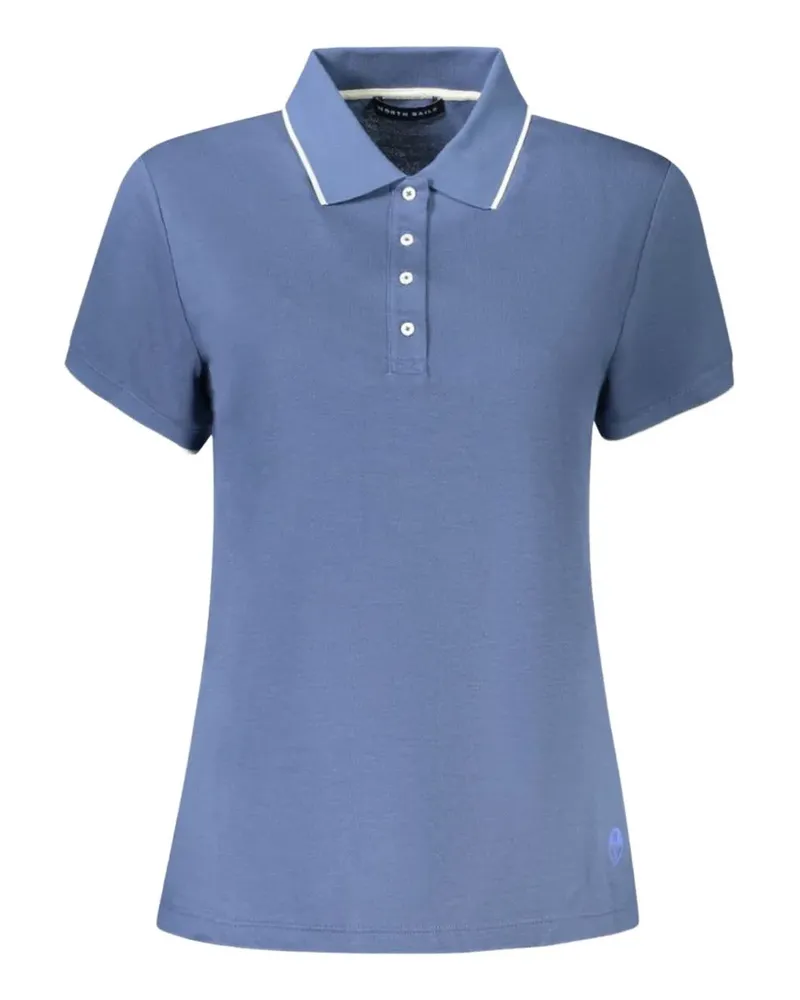 North Sails short-sleeve cotton polo shirt - Blau Blau