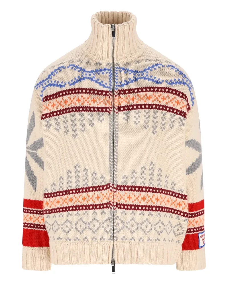 Giada Benincasa Jacke mit Fairisle-Muster - Nude Nude