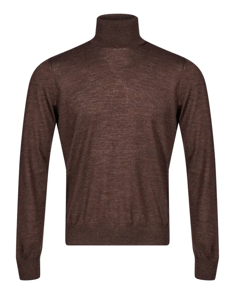 Tagliatore Mike Rollkragenpullover - Braun Braun