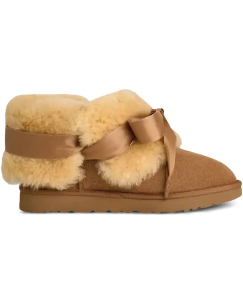 UGG Stiefel aus Shearling mit Logo - Braun Braun