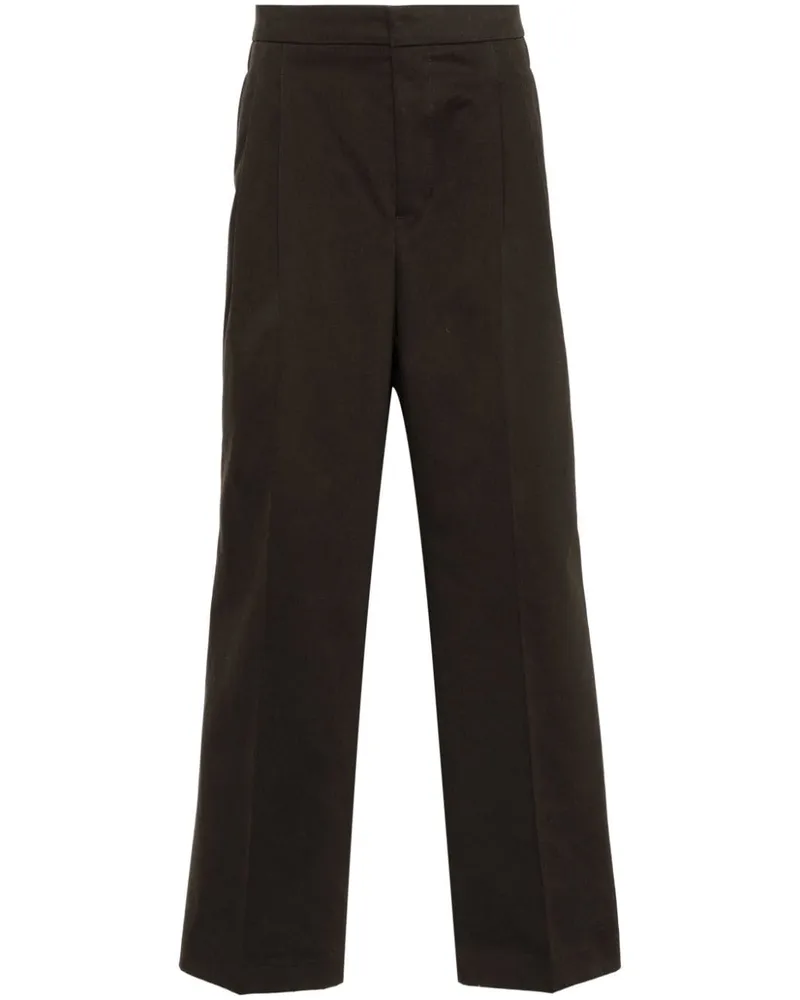 AMI Paris Hose mit lockerem Schnitt - Braun Braun