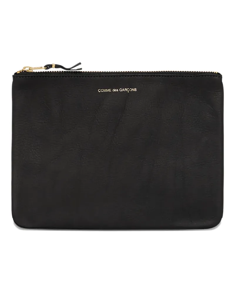 Comme des Garçons Portemonnaie mit Logo - Schwarz Schwarz