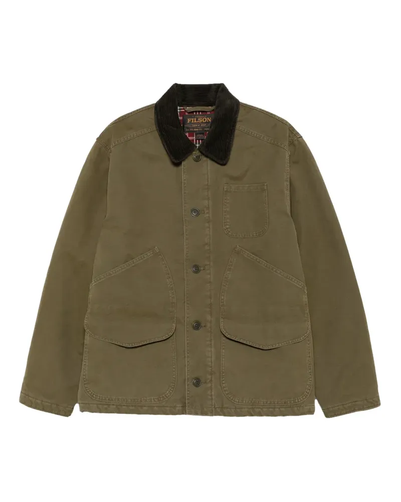 Filson Jacke mit aufgesetzten Taschen - Grün Grün
